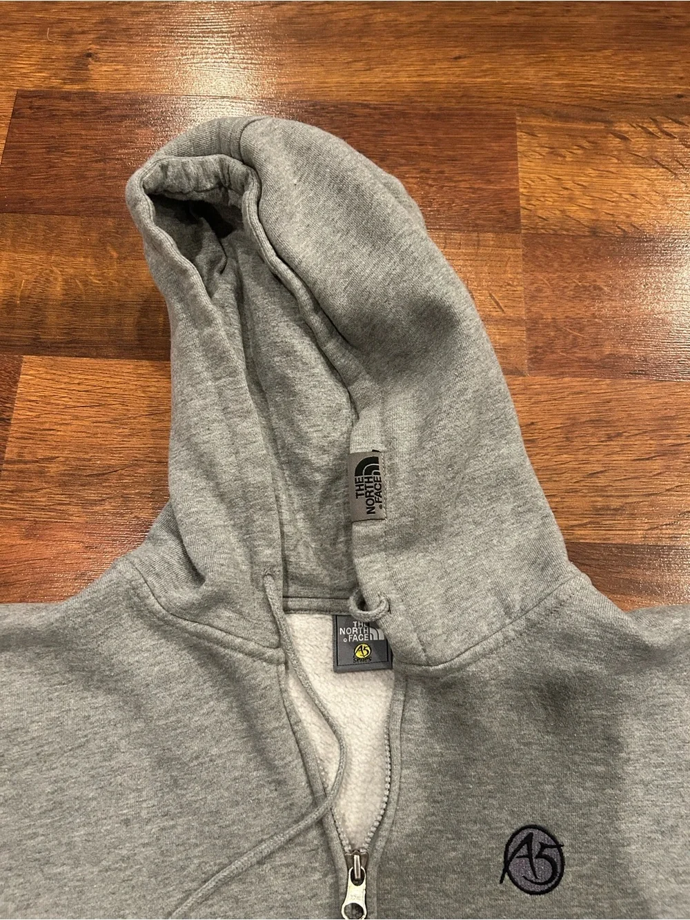 The North Face A5 Series Full Zip Hoodie Gray Mens Medium Sweatshirt